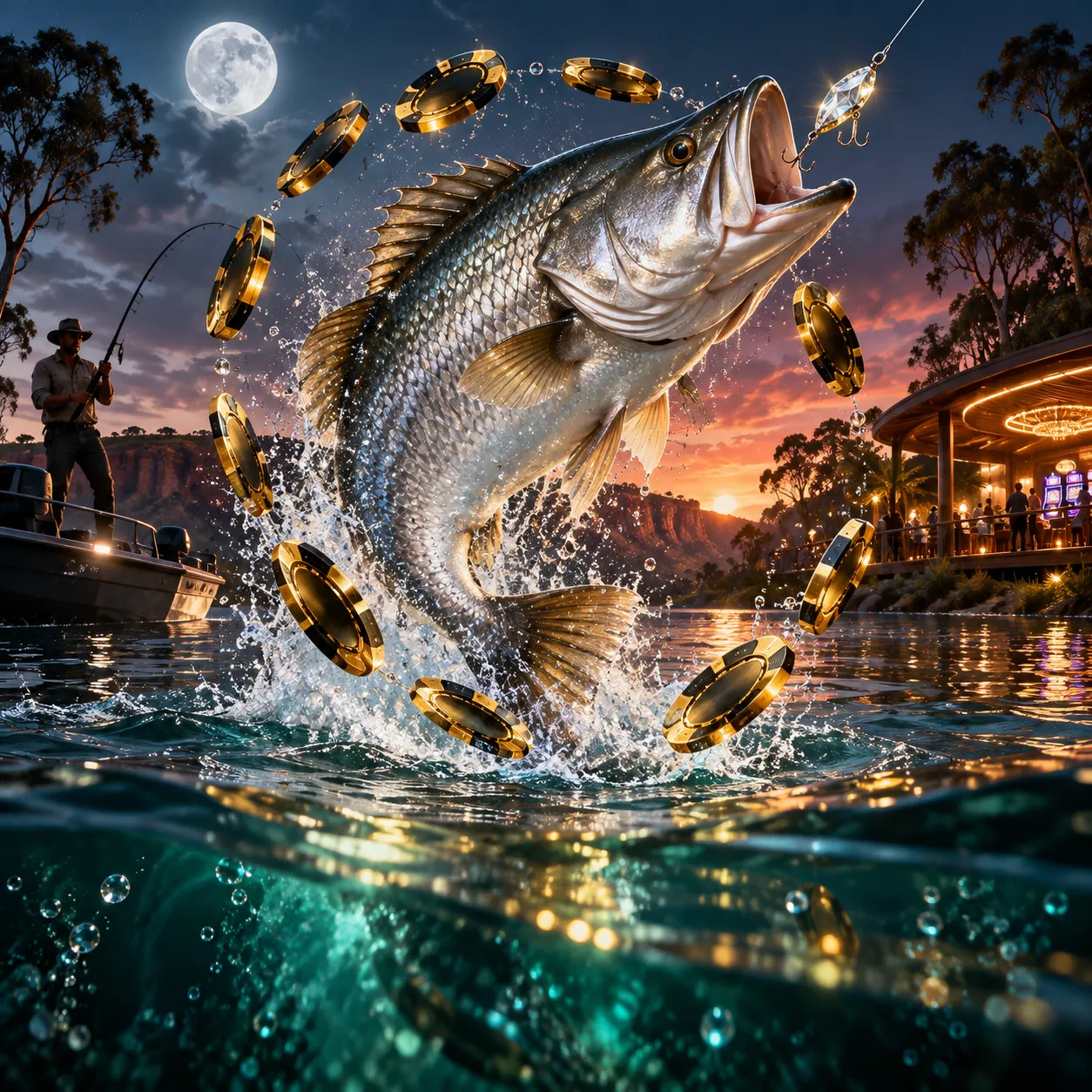 Editorial visualisation for Big Bass Bonanza