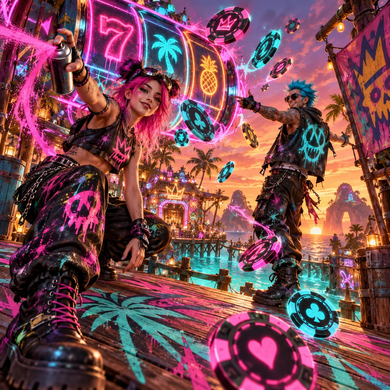 Editorial visualisation for Chaos Crew 2